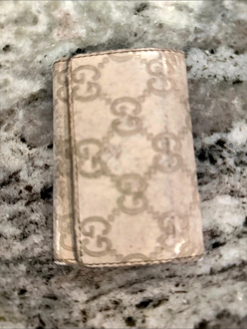 Gucci GG Monogram Key Case Cream Project - Picture 1 of 6